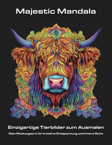 Mandala - 50 wunderschöne Kraft-Tiere - Malbuch für mehr Entspannung, Kreativität und Gelassenheit, tolle Geschenkidee: 50 Einzigartige ... Gelassenheit, Stressabbau und innere Ruhe Mandala - 50 wunderschöne Kraft-Tiere - Malbuch für mehr Entspannung, Kreativität und Gelassenheit, tolle Geschenkidee: 50 Einzigartige ... Gelassenheit, Stressabbau und innere Ruhe