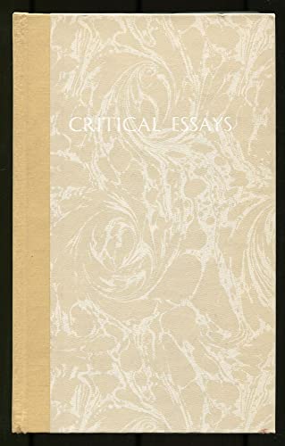 Critical essays Critical essays