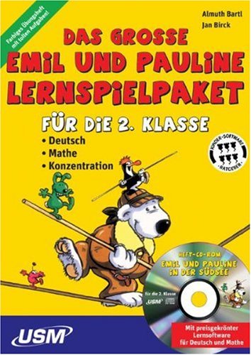 Emil & Pauline - Lernspielpaket 2. Kl.: Deutsch, Mathe, Konzentration