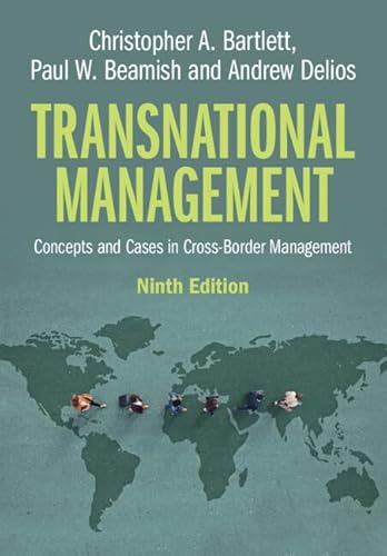 Transnational Management: Concepts and Cases in Cross-Border Management von Cambridge University Press