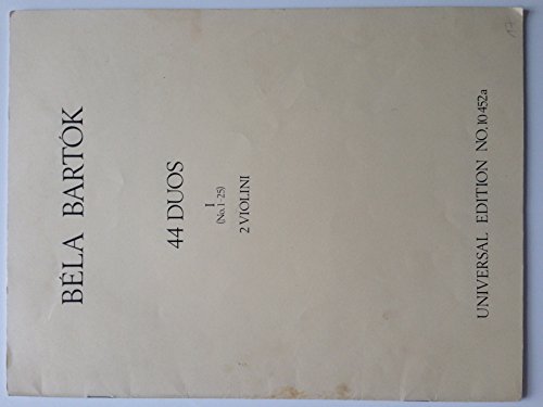 44 Duets for Two Violins - Volume 1