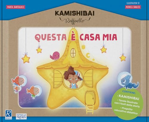 Questa è casa mia. Kamishibai kit completo. Con Kamishibai. Con guida