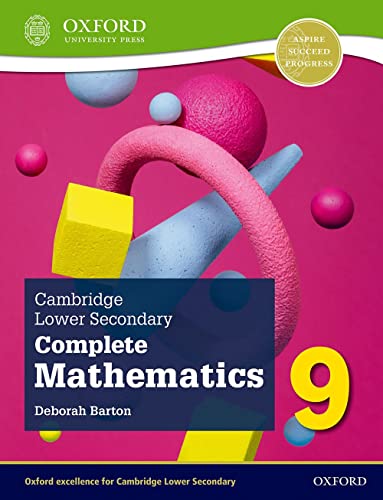 Cambridge Lower Secondary Complete Mathematics 9: Student Book (Second Edition) (CAIE COMPLETE MATHEMATICS 2ED)