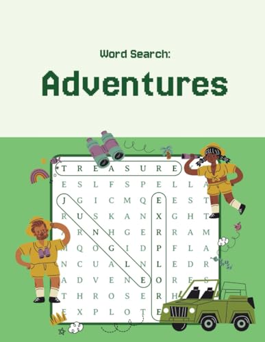 Ultimate Adventure Word Search Puzzles: 50+ Themed Challenges in 8.5 x 11 Large Print | Great for Relaxation and Brain Games von Independently published