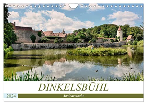 Dinkelsbühl - Ansichtssache (Wandkalender 2024 DIN A4 quer), CALVENDO Monatskalender