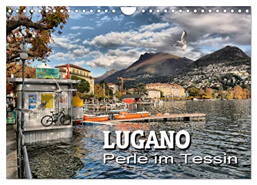 Lugano - Perle im Tessin (Wandkalender 2025 DIN A4 quer), CALVENDO Monatskalender von CALVENDO