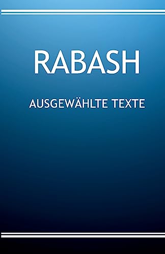 RABASH - Ausgewählte Texte