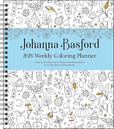 Johanna Basford 12-Month 2026 Weekly Coloring Calendar von Andrews McMeel Publishing