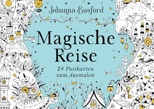 Magische Reise: 24 Postkarten zum Ausmalen | Traumhafte Postkarten zum Ausmalen, Behalten oder Verschicken von der Bestsellerautorin Johanna Basford Magische Reise: 24 Postkarten zum Ausmalen | Traumhafte Postkarten zum Ausmalen, Behalten oder Verschicken von der Bestsellerautorin Johanna Basford von mvg Verlag