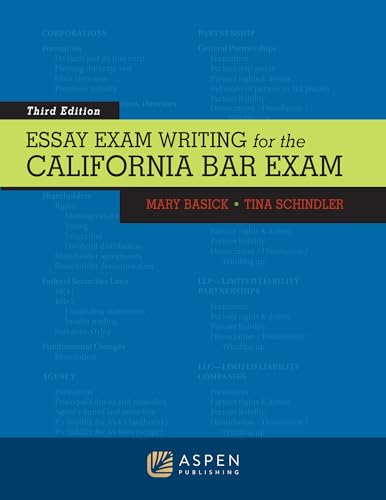 Essay Exam Writing for the California Bar Exam (Bar Review) von Aspen Publishing
