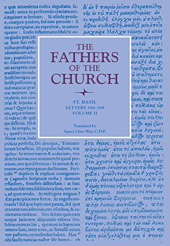 Letters, Volume 2 (186-368): Vol. 28 (Fathers of the Church Patristic)