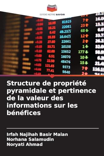 Structure de propriété pyramidale et pertinence de la valeur des informations sur les bénéfices von Editions Notre Savoir