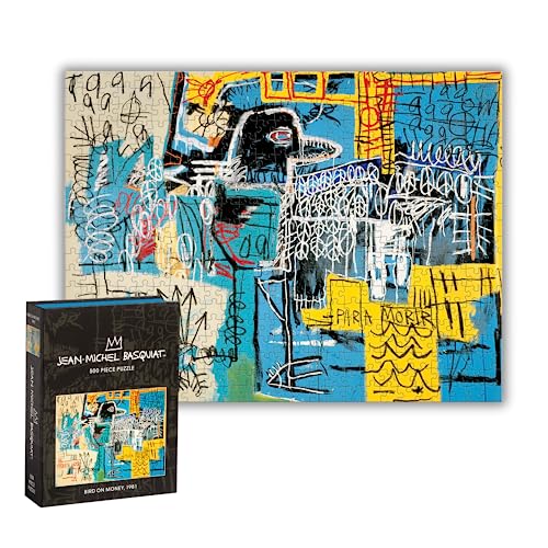 Galison Mudpuppy 9780735379251 Vogel Galison Basquiat Bird On Money 500 Teile Buch Puzzle, Mehrfarbig Galison Mudpuppy 9780735379251 Vogel Galison Basquiat Bird On Money 500 Teile Buch Puzzle, Mehrfarbig