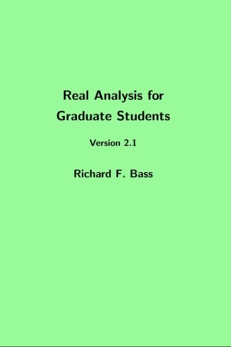 Real Analysis for Graduate Students, version 2.1 von CreateSpace Independent Publishing Platform