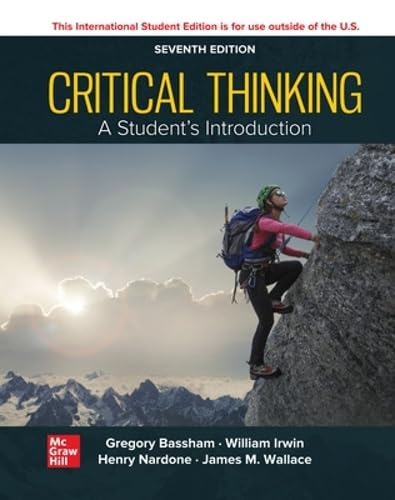 Critical Thinking: A Students Introduction ISE Critical Thinking: A Students Introduction ISE von McGraw-Hill Education