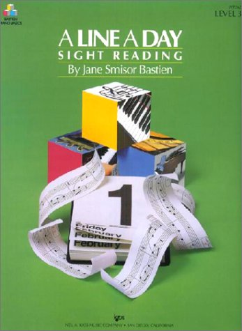 A Line a Day: Sight Reading Level 3 (Bastien Piano Basics)