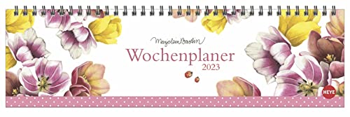 Marjolein Bastin: Wochenquerplaner 2023. Übersichtlicher Umklapp-Kalender 2023 mit zarten Naturillustrationen. Kalender für Schreibtisch oder Wand mit Wochenkalendarium. von Heye