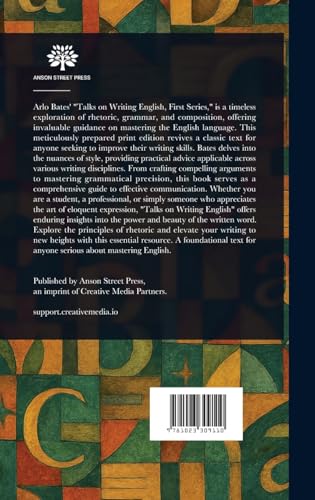 Talks on Writing English von Anson Street Press