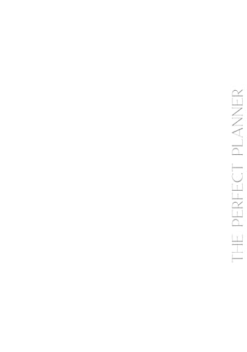 The Perfect Planner: Designed to Help You Dream It and Do It von JORDAN BATES