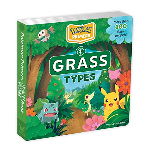 Pokémon Primers: Grass Types Book (Volume 11): More Than 100 Flaps to Open!