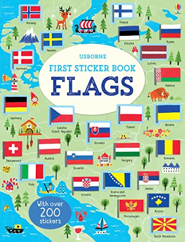 First Sticker Book Flags (First Sticker Books) (First Sticker Books series)