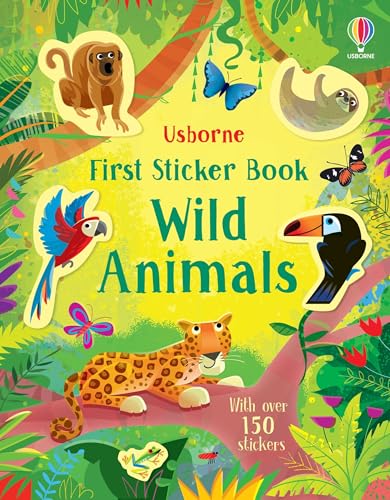 First Sticker Book Wild Animals (First Sticker Books series)