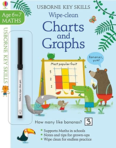 Wipe-Clean Charts & Graphs 6-7 (Wipe-Clean Key Skills): 1