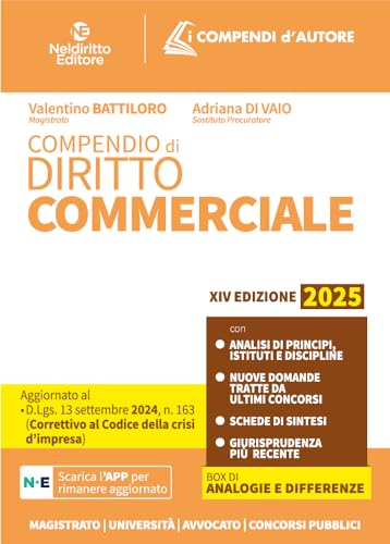 Compendio di diritto commerciale. Nuova ediz. von Neldiritto Editore