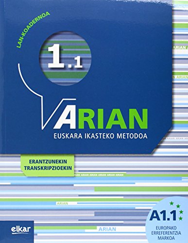 Arian A1.1 : lan-koadernoa : erantzunak von Elkar