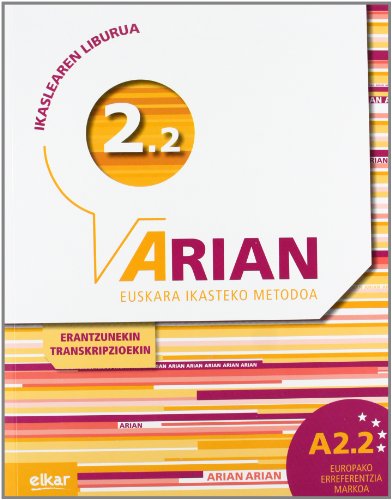 Arian A2.2 Ikaslearen liburua (+CD audioa): Erantzunak eta transkripzioak