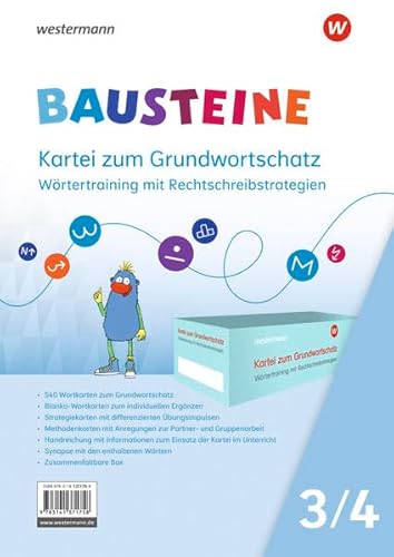 BAUSTEINE Zusatzmaterialien Ausgabe 2021: Kartei zum Grundwortschatz 3/4 BAUSTEINE Zusatzmaterialien Ausgabe 2021: Kartei zum Grundwortschatz 3/4
