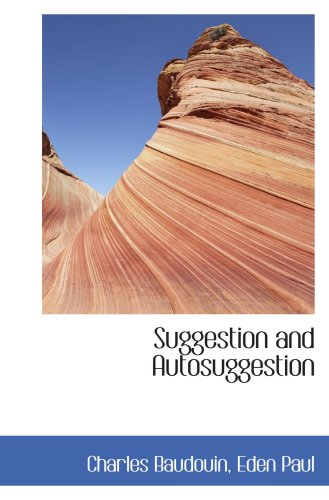 Suggestion and Autosuggestion von BiblioBazaar