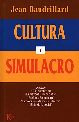 Cultura y simulacro (Ensayo)