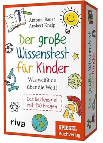 Der große Wissenstest für Kinder – Was weißt du über die Welt?: Das Kartenspiel mit 100 Fragen. Ab 8 Jahren. Perfektes Geschenk für Schulanfang, Geburtstag, Weihnachten oder Ostern Der große Wissenstest für Kinder – Was weißt du über die Welt?: Das Kartenspiel mit 100 Fragen. Ab 8 Jahren. Perfektes Geschenk für Schulanfang, Geburtstag, Weihnachten oder Ostern