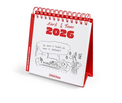 Hauck & Bauer Postkartenkalender 2026 von Wort & Bild