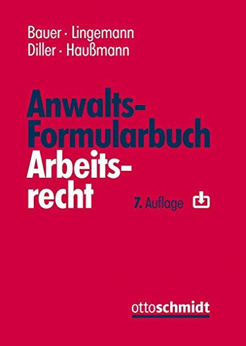 Anwalts-Formularbuch Arbeitsrecht von Schmidt , Dr. Otto