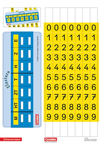 Einstern - Mathematik - Kartonbeilagen zu Ausgabe 2004 - Band 4: Zahlenschieber - Kartonbeilagen - 10 Stück im Beutel Einstern - Mathematik - Kartonbeilagen zu Ausgabe 2004 - Band 4: Zahlenschieber - Kartonbeilagen - 10 Stück im Beutel