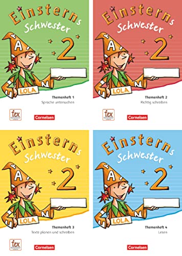 Einsterns Schwester - Sprache und Lesen - Neubearbeitung: 2. Schuljahr - Themenhefte 1-4 und Projektheft mit Schuber: Verbrauchsmaterial (Einsterns Schwester: Sprache und Lesen - Ausgabe 2015) von Cornelsen Verlag GmbH