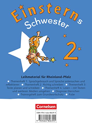 Einsterns Schwester - Sprache und Lesen - Neubearbeitung 2022 - 2. Schuljahr: Themenhefte 1-4, Training Grundwortschatz und Diagnoseheft - Leihmaterial - Im Schuber (Rheinland-Pfalz) von Cornelsen Verlag GmbH