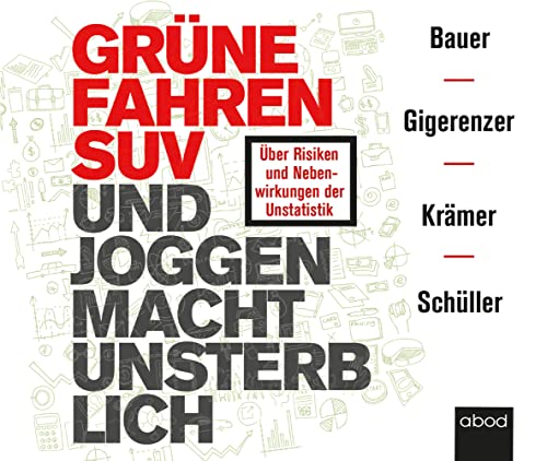 Grüne fahren SUV und Joggen macht unsterblich: Über Risiken und Nebenwirkungen der Unstatistik