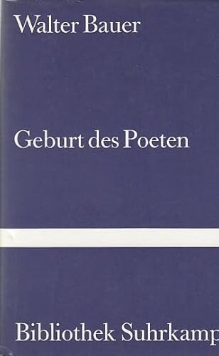 Geburt des Poeten.