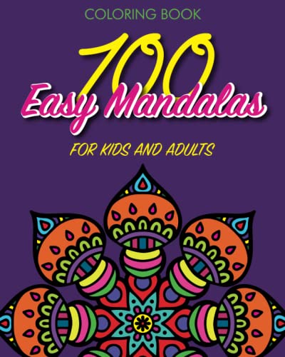 100 Easy Mandalas: For Kids and Adults von Independently published