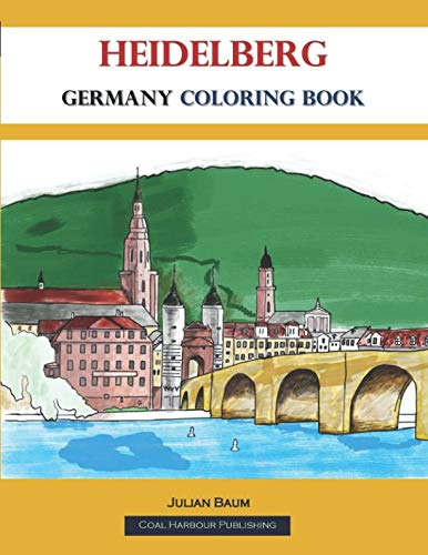 Heidelberg. Germany Coloring Book