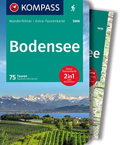 KOMPASS Wanderführer Bodensee, 75 Touren mit Extra-Tourenkarte: GPS-Daten zum Download von KOMPASS-KARTEN