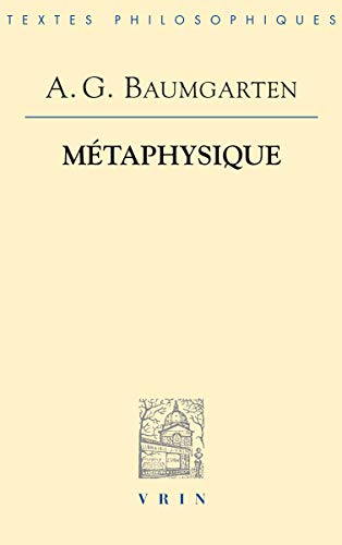 Metaphysique (Bibliotheque Des Textes Philosophiques)