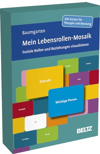 Mein Lebensrollen-Mosaik: Soziale Rollen und Beziehungen visualisieren. 200 Karten für Therapie und Beratung. Mit 16-seitigem Booklet in stabiler Box. Kartenformat 5,9 x 9,2 cm (Beltz Therapiekarten) von Beltz