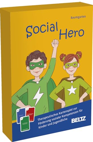 Social Hero: Therapeutisches Kartenspiel zur Förderung sozialer Kompetenzen für Kinder und Jugendliche. 140 Spielkarten und 16-seitiges Booklet in stabiler Box (Beltz Therapiespiele) von Beltz