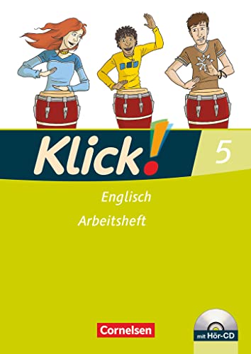 Klick! Englisch, Band 5: Arbeitsheft (inkl. Hör-CD): Arbeitsheft mit Hör-CD (Klick! Englisch, Ausgabe 2008, Band 5: 9. Schuljahr)