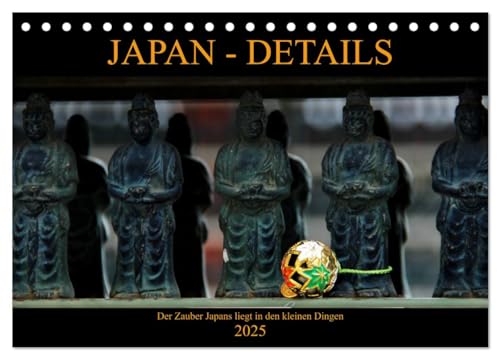 Japan - Details (Tischkalender 2025 DIN A5 quer), CALVENDO Monatskalender: Der Zauber Japans liegt in den kleinen Dingen! von Calvendo