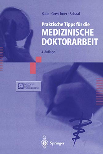 Praktische Tipps für die Medizinische Doktorarbeit von Springer